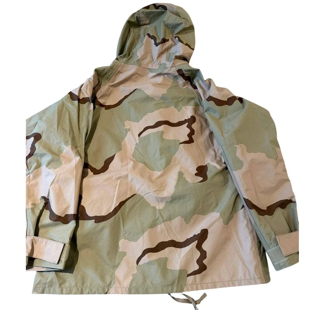 VTG US AirForce ECWCS GoreTex Desert Camo Parka Jacket LG Regular Tennier 2004 - Picture 9 of 9